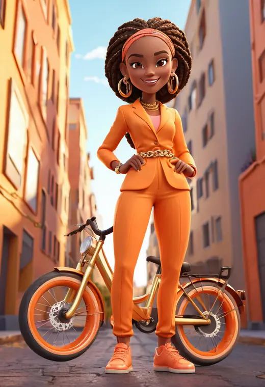 Peachstride, cartoon version